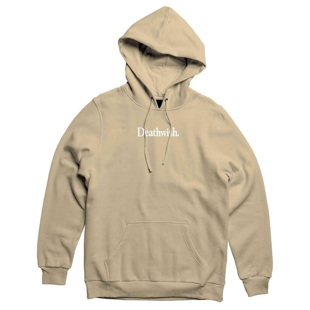 DEATHWISH TOO MUCH
HOODED SWEATSHIRT SAND